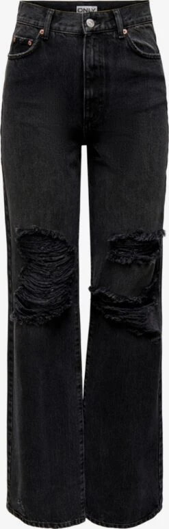 ONLY Wide Leg Wide Leg Jeans Camille Dames Zwart