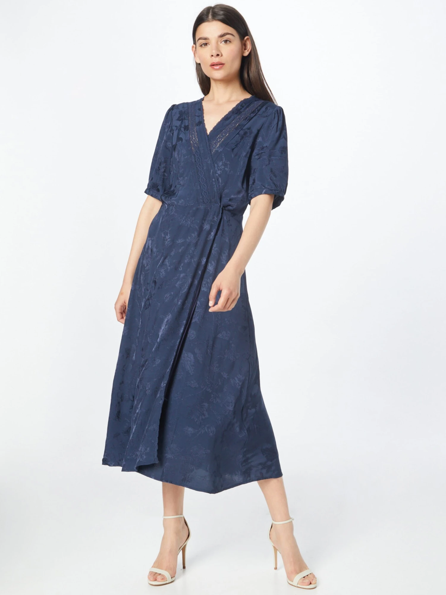 Midi Jurken Jurk VIONETTE Dames Marine / Blauw Gemêleerd 4 Midi Jurken Jurk VIONETTE Dames Marine / Blauw Gemêleerd - Afbeelding 2