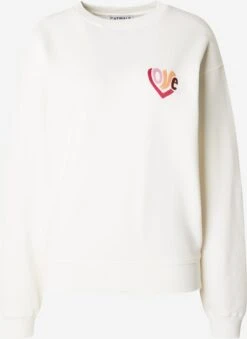 Sweatshirts Sweatshirt POWER OF LOVE Dames Natuurwit