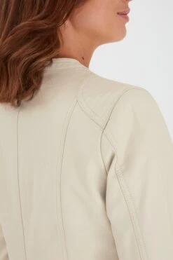 B.young Leren Jassen Tussenjas Dames Beige -Dameskleding Verkoop Winkel 49a68106b736d3f4fc507540c3160c07