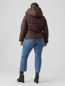 Vero Moda Curve Winterjassen Winterjas Dames Bruin -Dameskleding Verkoop Winkel 4a122cb097d854e109e6df5856767b37