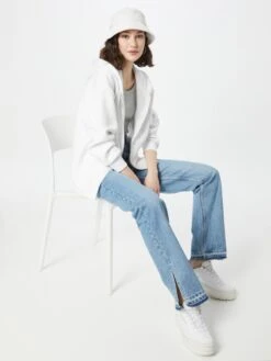 Sweatvesten Sweatvest Lilou Dames Wit -Dameskleding Verkoop Winkel 4acad66127f4a535cd850ceb5d89b244