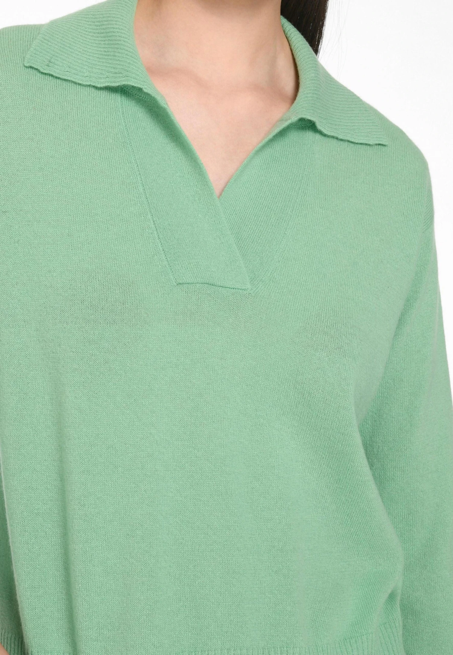 Fijngebreide Truien Trui Dames Groen 8 Fijngebreide Truien Trui Dames Groen - Afbeelding 6