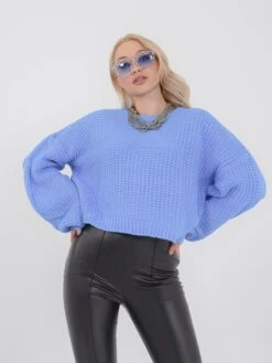 Oversized Truien Oversized Trui Senta Dames Blauw -Dameskleding Verkoop Winkel 4be2de552ff2de016cdff2e4b7585f7c