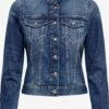 ONLY Spijkerjasjes Tussenjas TATUM Dames Donkerblauw -Dameskleding Verkoop Winkel 4cc59204fb3c6566c06708eb82f51a6d