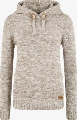 OXMO Hoodies Trui Philia Dames Beige
