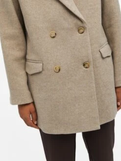 Object Korte Mantels Blazers BLAZA Dames Beige Gemêleerd -Dameskleding Verkoop Winkel 4d292af9a540d1fa32bd7616fde784b4