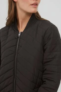 OXMO Tussenmantels Tussenmantel MADALYN Dames Zwart -Dameskleding Verkoop Winkel 4eddc867a2b88563234083e9f867563e