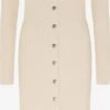 Gebreide Jurken Gebreide Jurk Dames Beige -Dameskleding Verkoop Winkel 4fb2b37af8940a9bfff6170071bbe77a