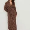 NA-KD Maxi Jurken Jurk Dames Bruin -Dameskleding Verkoop Winkel 50175e51ce67de4ee4b8dd2ecd74074b