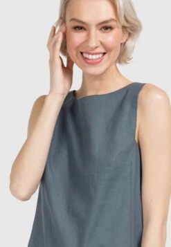 HELMIDGE Zomerjurken Zomerjurk Dames Duifblauw -Dameskleding Verkoop Winkel 5044e723d8f5d20c17f9dc2fe60a8f80