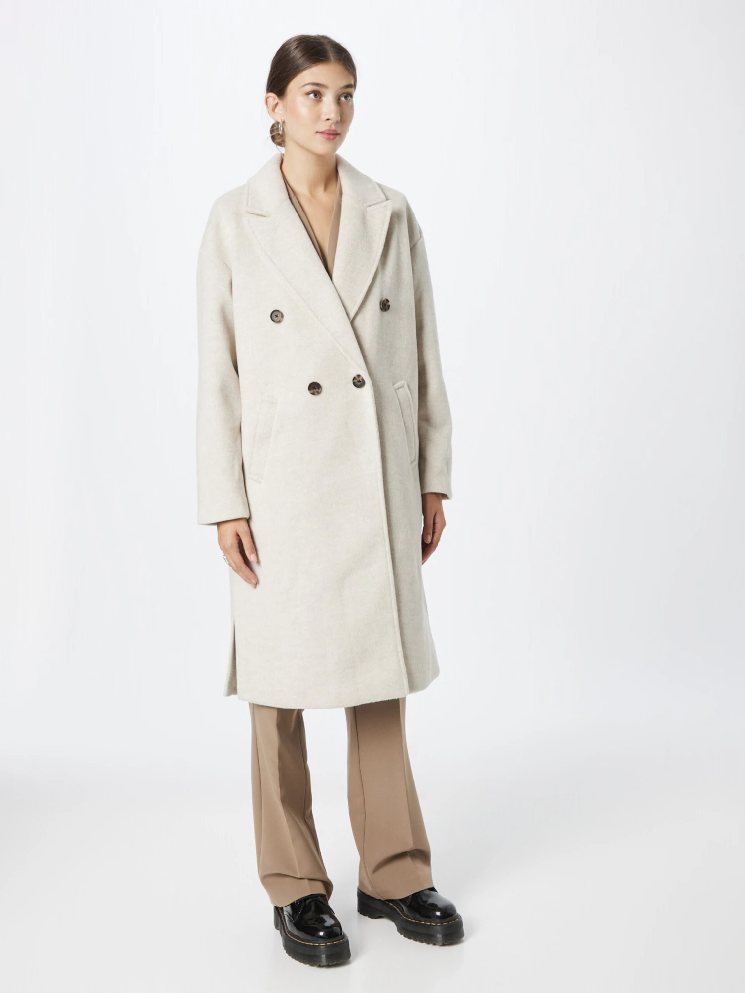 Vero Moda Tussenmantels Tussenmantel ISABEL Dames Crème 5 Vero Moda Tussenmantels Tussenmantel ISABEL Dames Crème - Afbeelding 3