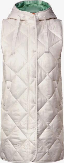 STREET ONE Bodywarmers Bodywarmer Dames Lichtgrijs