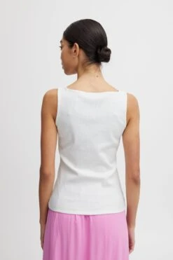 ICHI Spaghetti Tops Top Ihoreta Dames Wit -Dameskleding Verkoop Winkel 537ae498909d3126afe2ac8777d299a7