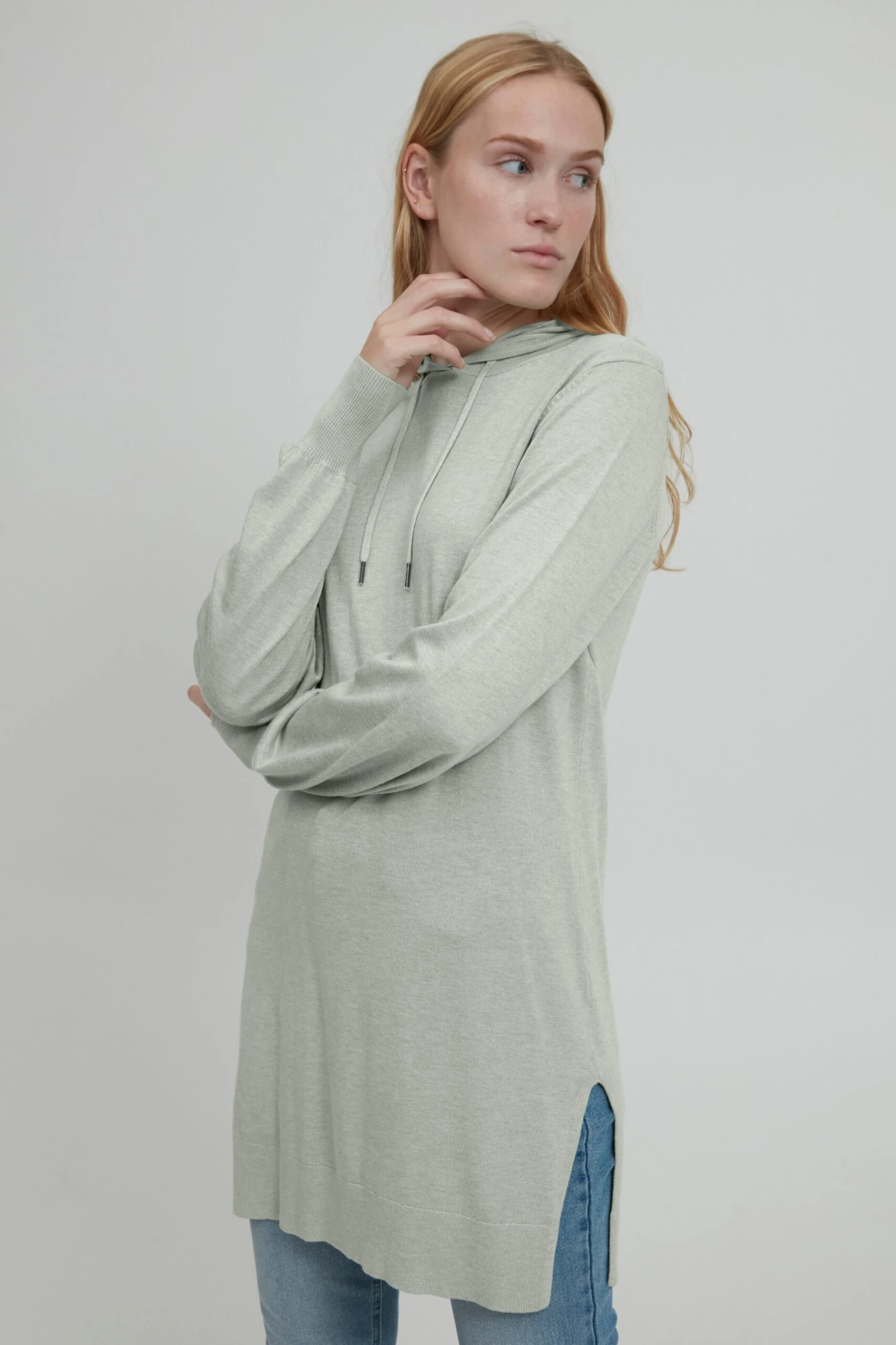 B.young Hoodies Trui BYMMPIMBA Dames Groen 4 B.young Hoodies Trui BYMMPIMBA Dames Groen - Afbeelding 2