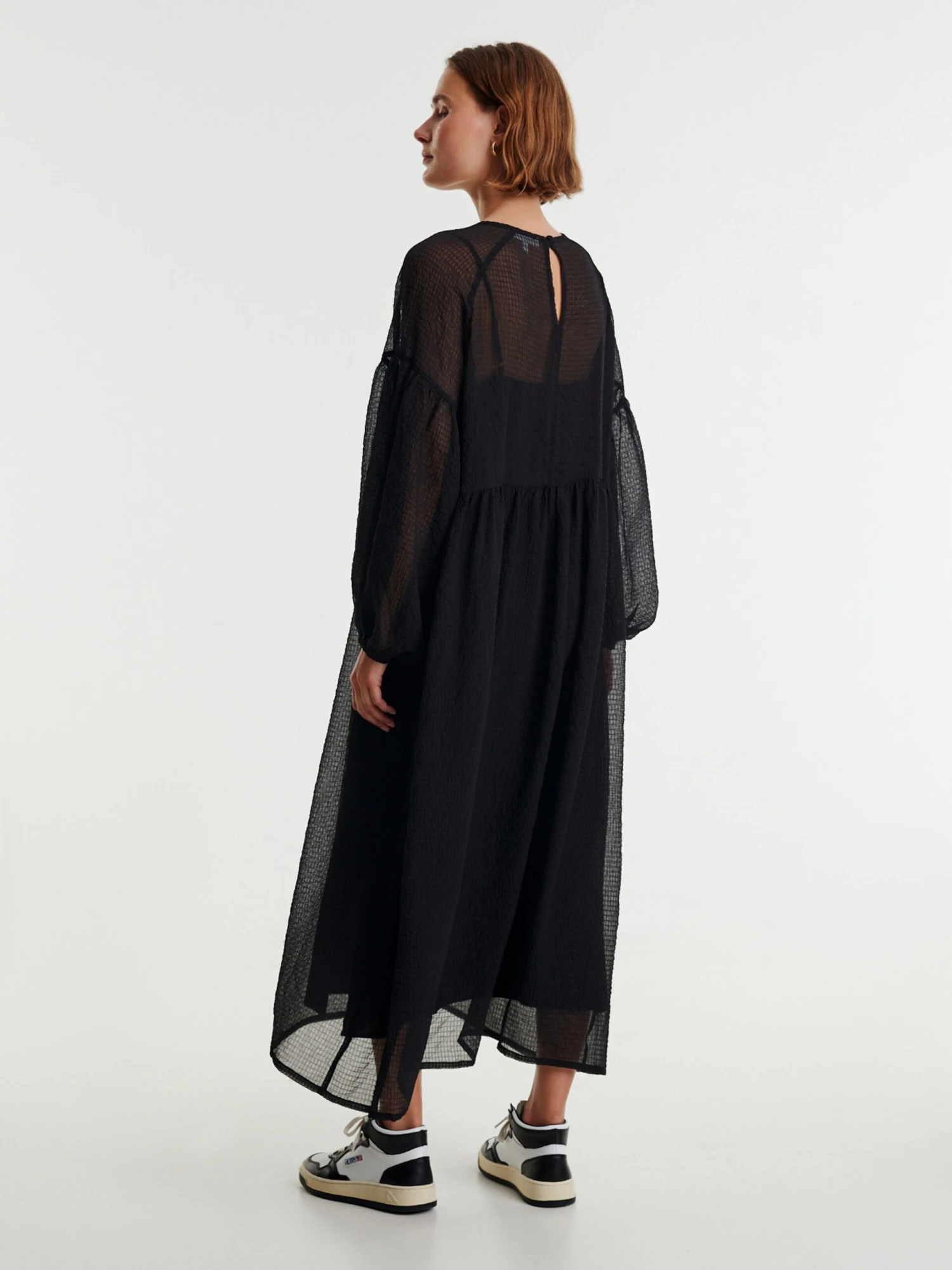 EDITED Maxi Jurken Jurk Marcia Dames Zwart 7 EDITED Maxi Jurken Jurk Marcia Dames Zwart - Afbeelding 5