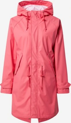 Derbe Parkas Tussenparka Friese Traveby Dames Pink