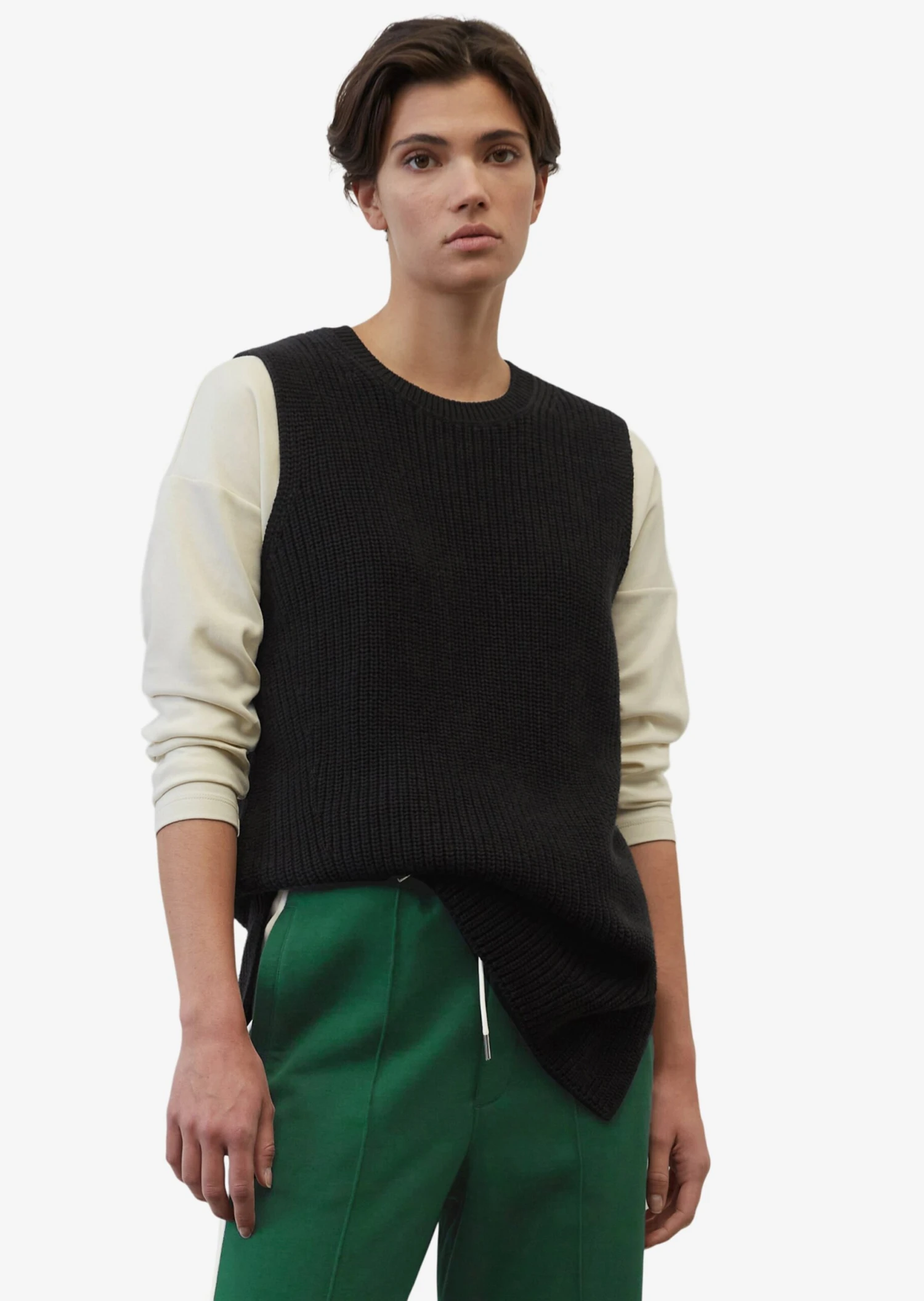 Marc O'Polo Fijngebreide Truien Trui Dames Zwart 4 Marc O'Polo Fijngebreide Truien Trui Dames Zwart - Afbeelding 2