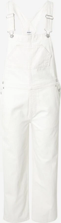 WEEKDAY Tuinbroeken Regular Tuinbroek Jeans Dames Wit