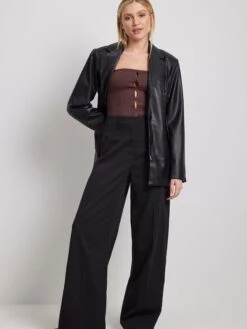 NA-KD Uitgaanstops Top Dames Bruin -Dameskleding Verkoop Winkel 57f2318bcc08398ef17fa25f27ba2712