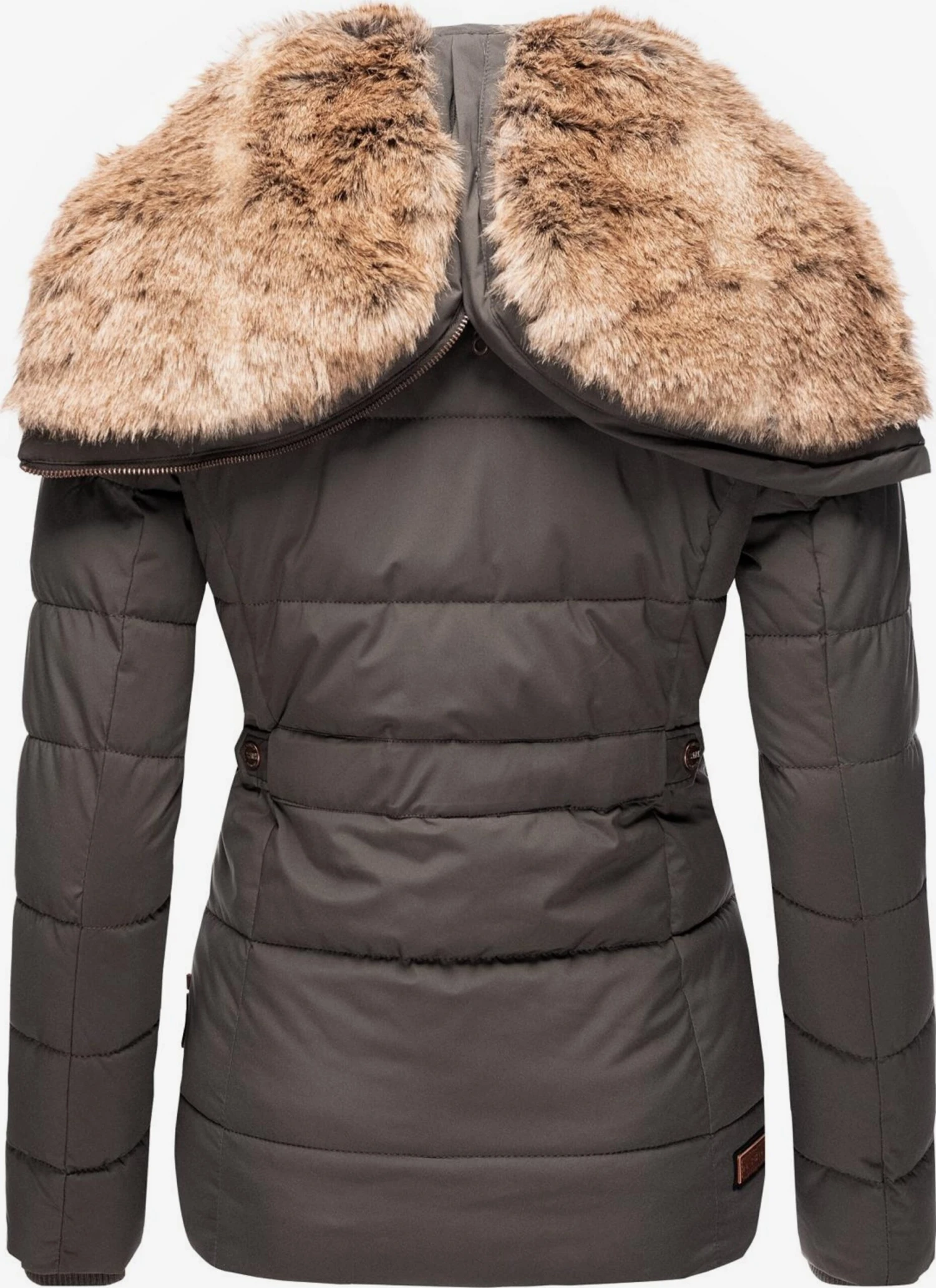 Marikoo Gewatteerde Jassen Winterjas Nekoo Dames Aardetinten 7 Marikoo Gewatteerde Jassen Winterjas Nekoo Dames Aardetinten - Afbeelding 5