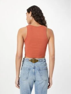 OBEY Tanktops Top Dames Lichtoranje -Dameskleding Verkoop Winkel 598899976bc29bd7b83aa1b3662c9a48