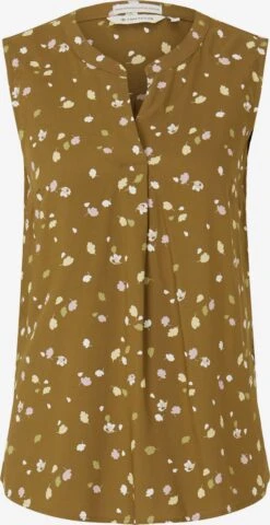 Tom Tailor Blouse Tops Blouse Dames Olijfgroen