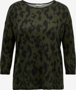ONLY CARMAKOMA Shirts Met 3/4 Mouw Shirt Dames Groen