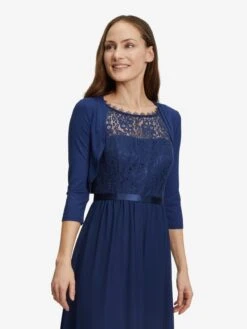 Vera Mont Boleros Bolero Dames Blauw -Dameskleding Verkoop Winkel 5d33cf4b9a6184d9cefcfb7c4f78bf06