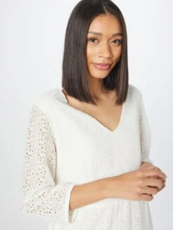 Taifun Midi Jurken Jurk Dames Offwhite -Dameskleding Verkoop Winkel 5d99ae2d2161dd8ef355594a71c067b3