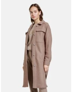 Taifun Wollen Mantels Tussenmantel Dames Taupe -Dameskleding Verkoop Winkel 5f93c3a7d8a1af55cd7207183b8077a1