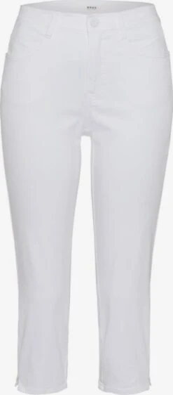 BRAX Denim Shorts Slimfit Jeans Mary Dames Wit