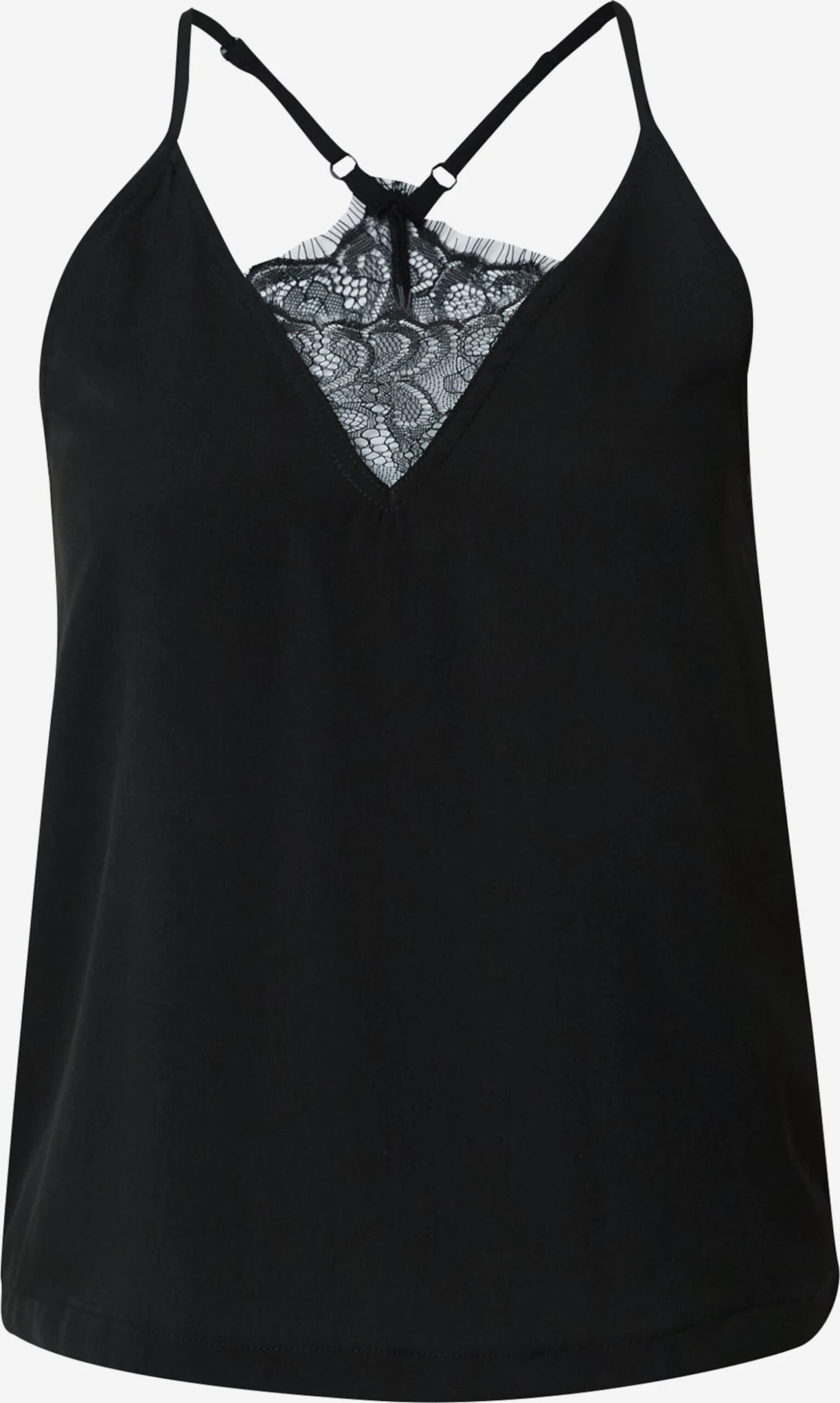 About You Kanten Tops Top Daline Dames Zwart 3 About You Kanten Tops Top Daline Dames Zwart