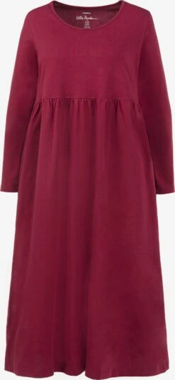 Ulla Popken Maxi Jurken Jurk Dames Wijnrood