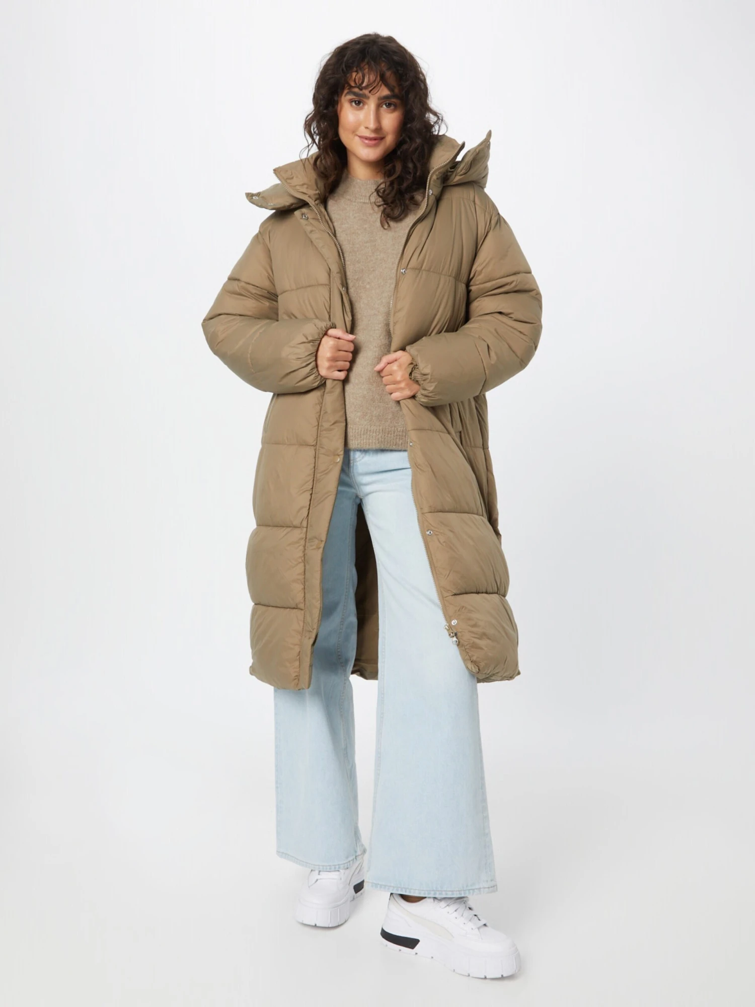 Gina Tricot Tussenmantels Tussenmantel Viv Dames Olijfgroen 7 Gina Tricot Tussenmantels Tussenmantel Viv Dames Olijfgroen - Afbeelding 5