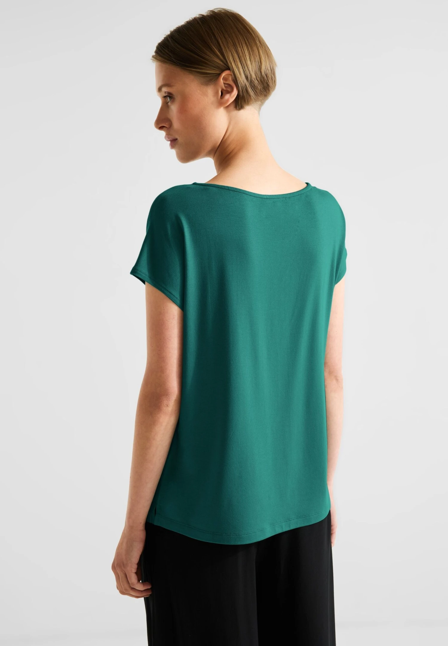 STREET ONE T-shirts Shirt Dames Smaragd 5 STREET ONE T-shirts Shirt Dames Smaragd - Afbeelding 3