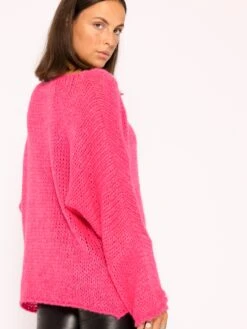 Oversized Truien Oversized Trui Dames Neonroze -Dameskleding Verkoop Winkel 62cf61a1f23e1c6f275a1bea2df0e765