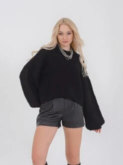 Oversized Truien Oversized Trui Senta Dames Zwart -Dameskleding Verkoop Winkel 62f5e119246f690e3a951d53f3192e27
