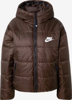 Nike Sportswear Winterjassen Winterjas Dames Donkerbruin