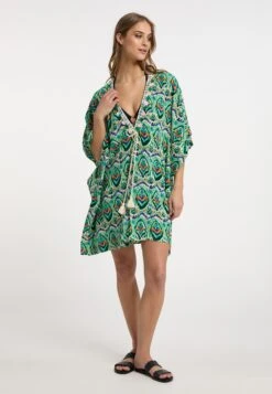 IZIA Ponchos & Kimonos Kimono Dames Jade Groen / Donkergroen -Dameskleding Verkoop Winkel 631fad9547987e000a06884491bc8fa2