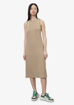 Marc O'Polo Midi Jurken Jurk Dames Bruin -Dameskleding Verkoop Winkel 64f1976ad4c5b45be21611a81b64c1f9