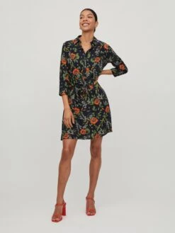 Vila Blousejurken Blousejurk Dames Navy -Dameskleding Verkoop Winkel 652ed57e8b7bd96a7ab0bcb2ee581e8c