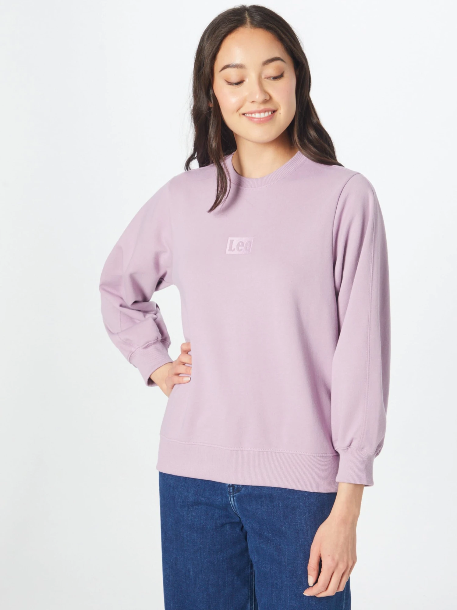 Lee Sweatshirts Sweatshirt Dames Pastellila 5 Lee Sweatshirts Sweatshirt Dames Pastellila - Afbeelding 3
