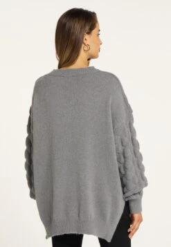 Faina Oversized Truien Oversized Trui Dames Grijs -Dameskleding Verkoop Winkel 6764e946203da080ac860513590c8652