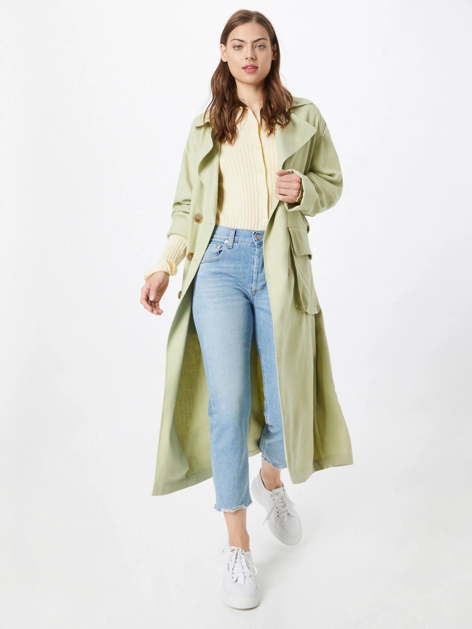 Replay Straight Regular Jeans Maijke Dames Blauw 6 Replay Straight Regular Jeans Maijke Dames Blauw - Afbeelding 4