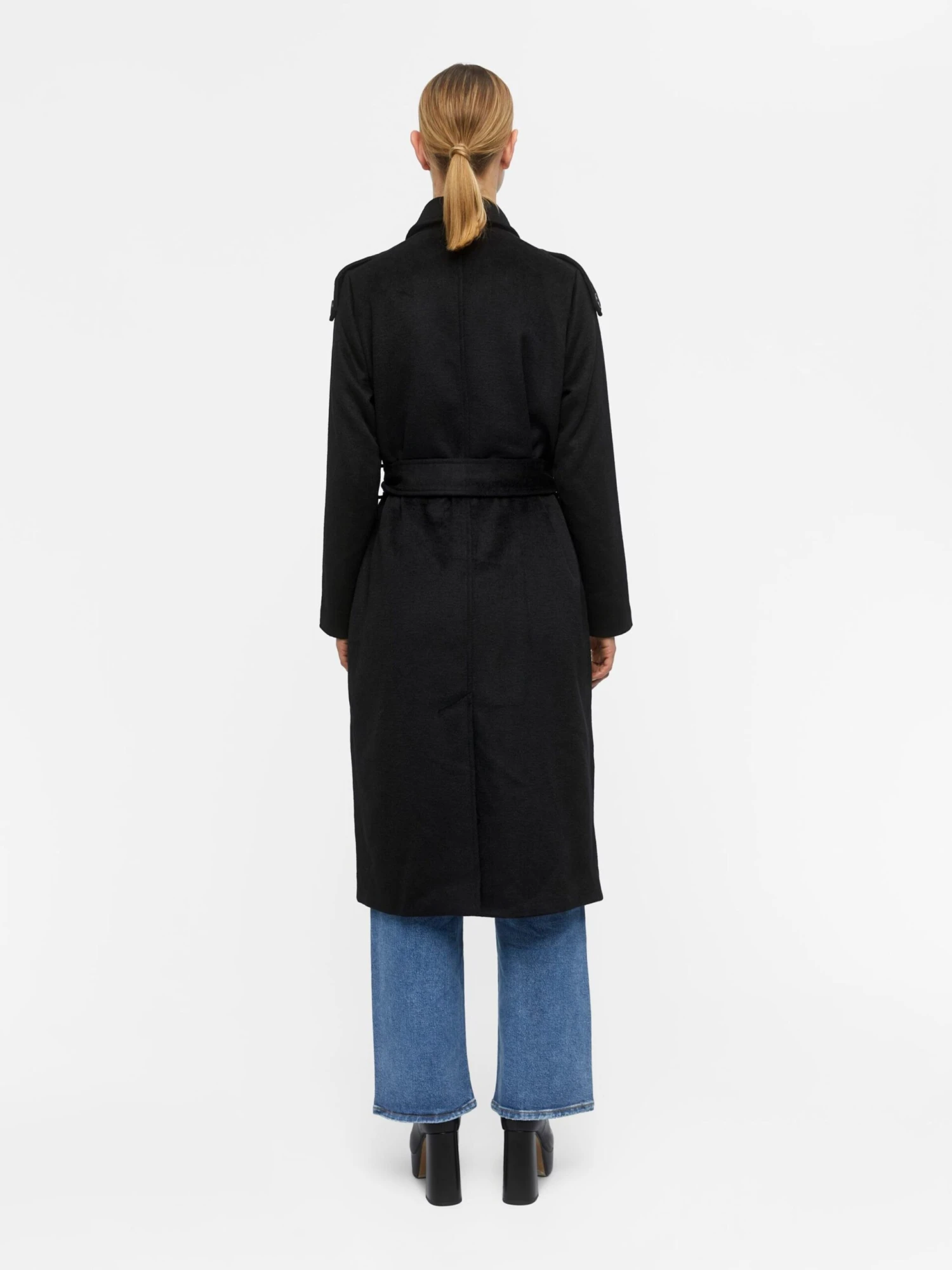 Object Tussenmantels Tussenmantel Clara Dames Zwart 5 Object Tussenmantels Tussenmantel Clara Dames Zwart - Afbeelding 3