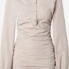 Blousejurken Blousejurk Poplin Dames Lichtgrijs -Dameskleding Verkoop Winkel 68c7e5f39a073024b0eb88ed9b45ba5c