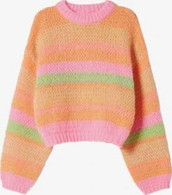 BERSHKA Fijngebreide Truien Trui Dames Pink