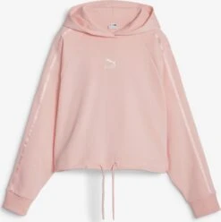 Puma Hoodies Sweatshirt T7 Dames Pink