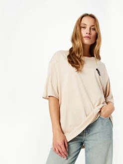 LTB Oversized Shirts Oversized Shirt MEZODO Dames Beige -Dameskleding Verkoop Winkel 6bea74bd1757dd094f853e45517a63d2